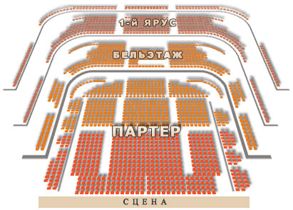 Moscow Operetta hall plan